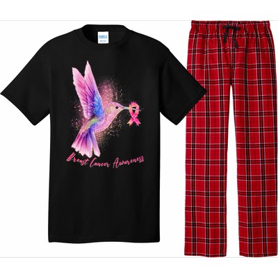 Breast Cancer Awareness Painted Hummingbird Pajama Set