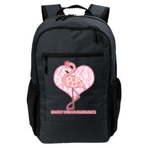 Breast Cancer Awareness Pink Flower Flamingo Daily Commute Backpack