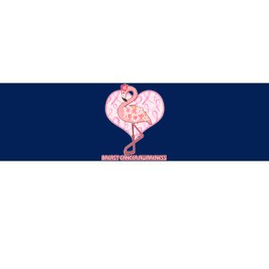 Breast Cancer Awareness Pink Flower Flamingo Bumper Sticker