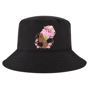 Breast Cancer Awareness Pink Flower Warrior Survivor Cool Comfort Performance Bucket Hat