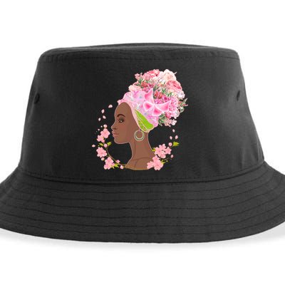 Breast Cancer Awareness Pink Flower Warrior Survivor Sustainable Bucket Hat