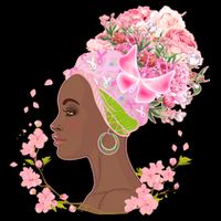 Breast Cancer Awareness Pink Flower Warrior Survivor Womens T-Shirt