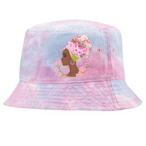 Breast Cancer Awareness Pink Flower Warrior Survivor Tie-Dyed Bucket Hat