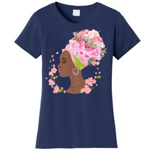 Breast Cancer Awareness Pink Flower Warrior Survivor Women's T-Shirt