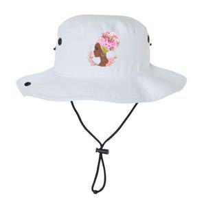 Breast Cancer Awareness Pink Flower Warrior Survivor Legacy Cool Fit Booney Bucket Hat