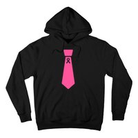 Breast Cancer Awareness Ribbon Tie Hoodie