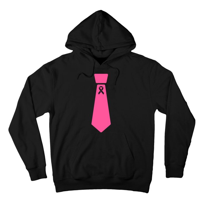 Breast Cancer Awareness Ribbon Tie Hoodie