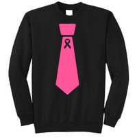 Breast Cancer Awareness Ribbon Tie Sweatshirt