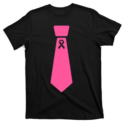 Breast Cancer Awareness Ribbon Tie T-Shirt