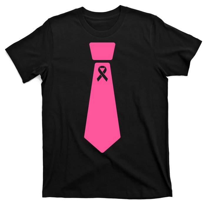 Breast Cancer Awareness Ribbon Tie T-Shirt