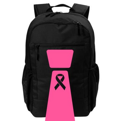 Breast Cancer Awareness Ribbon Tie Daily Commute Backpack