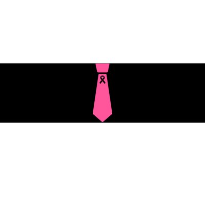 Breast Cancer Awareness Ribbon Tie Bumper Sticker