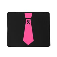 Breast Cancer Awareness Ribbon Tie Mousepad