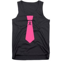 Breast Cancer Awareness Ribbon Tie Tank Top