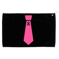 Breast Cancer Awareness Ribbon Tie Grommeted Golf Towel