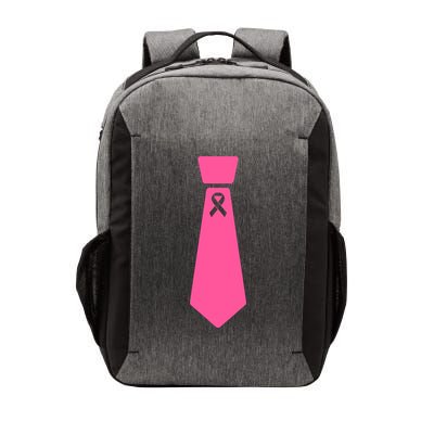 Breast Cancer Awareness Ribbon Tie Vector Backpack