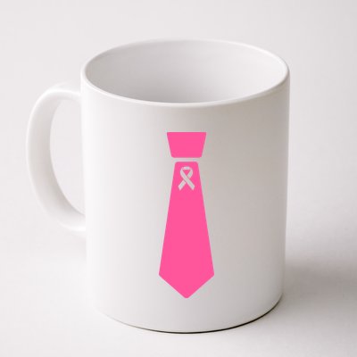 Breast Cancer Awareness Ribbon Tie Coffee Mug