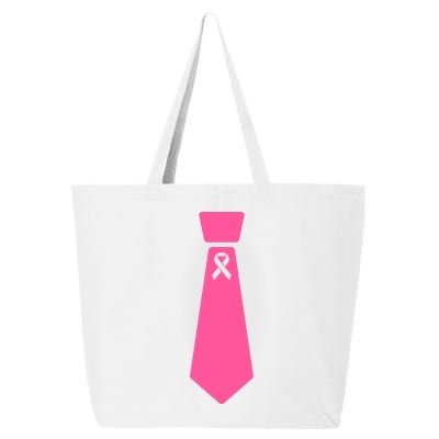 Breast Cancer Awareness Ribbon Tie 25L Jumbo Tote