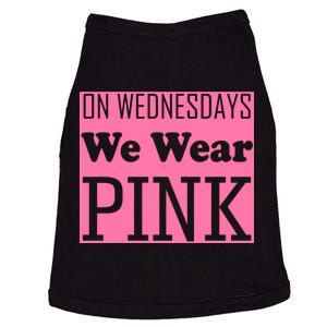 Breast Cancer Awareness Wednesdays We Wear Pink Doggie Tank