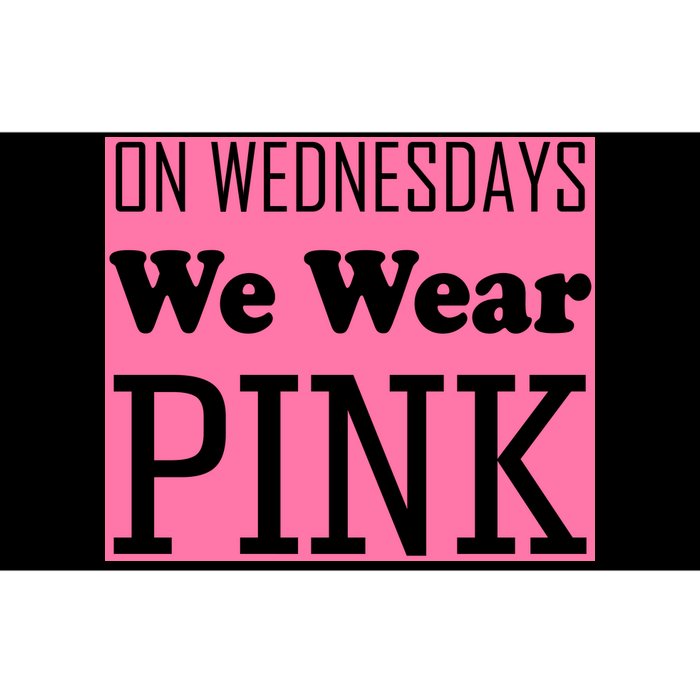 Breast Cancer Awareness Wednesdays We Wear Pink Bumper Sticker