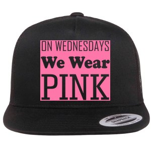 Breast Cancer Awareness Wednesdays We Wear Pink Flat Bill Trucker Hat