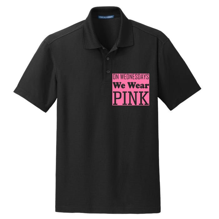 Breast Cancer Awareness Wednesdays We Wear Pink Dry Zone Grid Polo