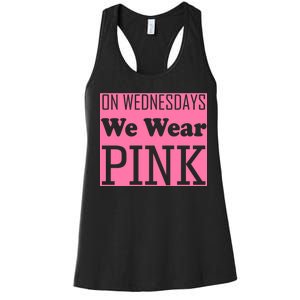 Breast Cancer Awareness Wednesdays We Wear Pink Women's Racerback Tank