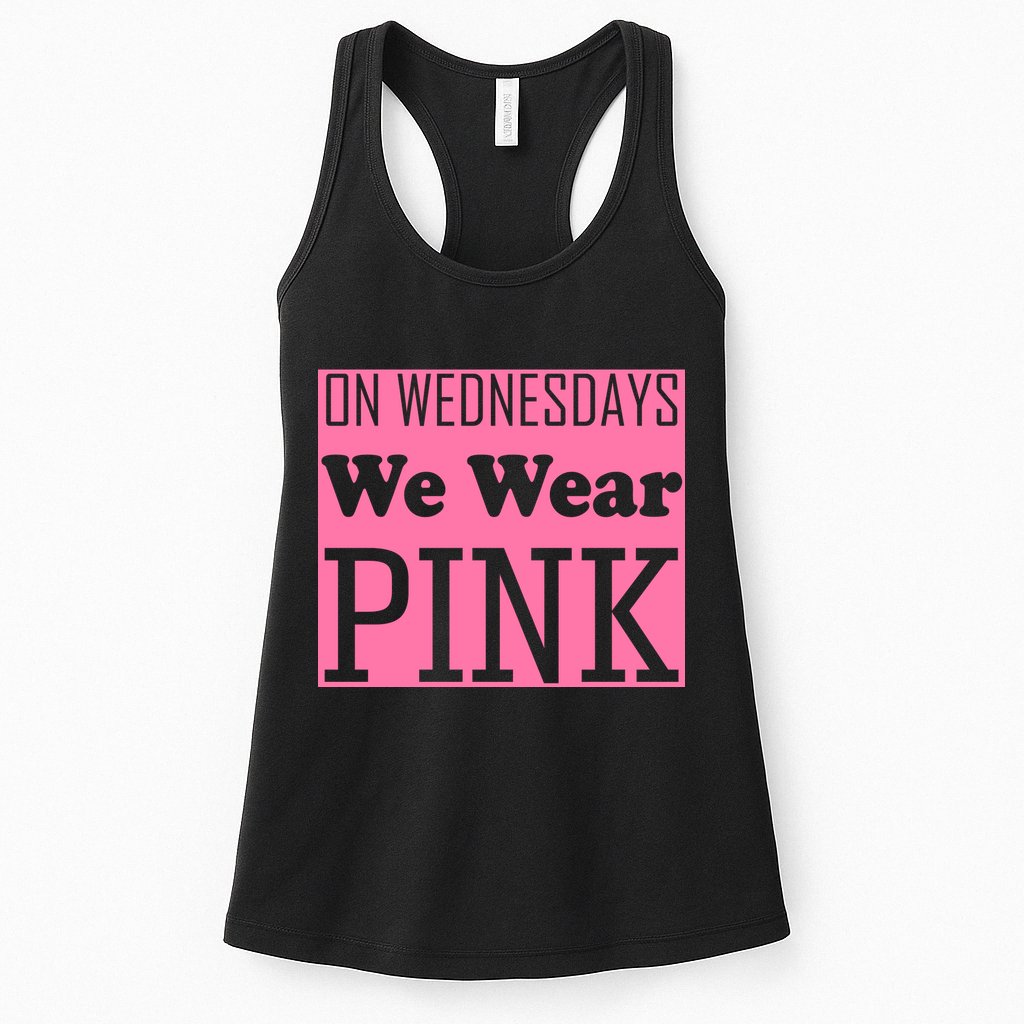Breast Cancer Awareness Wednesdays We Wear Pink Womens Tank Top