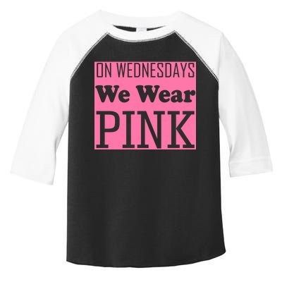 Breast Cancer Awareness Wednesdays We Wear Pink Toddler Fine Jersey T-Shirt