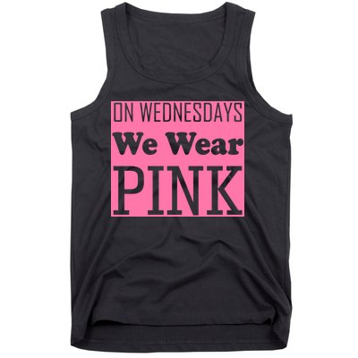 Breast Cancer Awareness Wednesdays We Wear Pink Tank Top