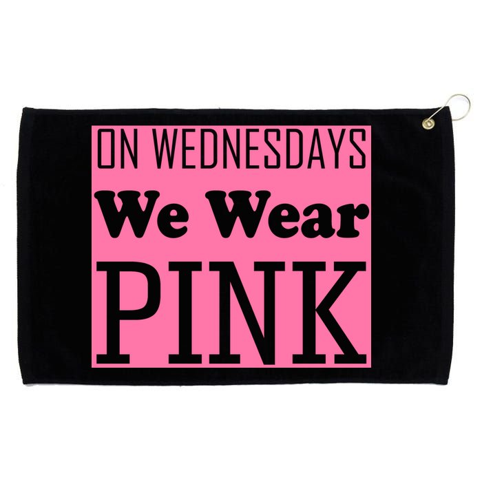 Breast Cancer Awareness Wednesdays We Wear Pink Grommeted Golf Towel