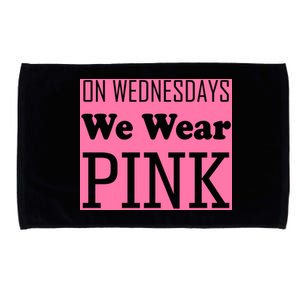 Breast Cancer Awareness Wednesdays We Wear Pink Microfiber Hand Towel