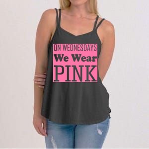 Breast Cancer Awareness Wednesdays We Wear Pink Women's Strappy Tank