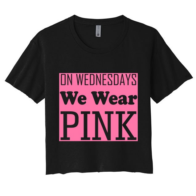 Breast Cancer Awareness Wednesdays We Wear Pink Crop Top