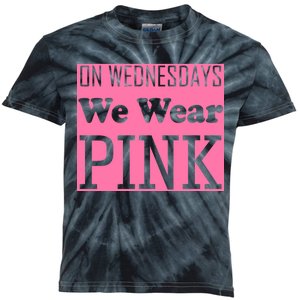 Breast Cancer Awareness Wednesdays We Wear Pink Kids Tie-Dye T-Shirt