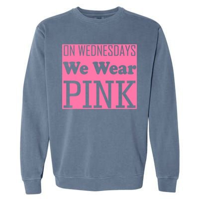 Breast Cancer Awareness Wednesdays We Wear Pink Garment-Dyed Sweatshirt