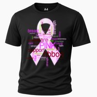 Breast Cancer Awareness Word Mash-Up Cooling Performance Crew T-Shirt