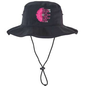 Breast Cancer Being Strong Is The Only Thing We Have Legacy Cool Fit Booney Bucket Hat