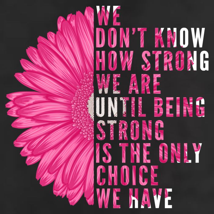 Breast Cancer Being Strong Is The Only Thing We Have Golf Towel