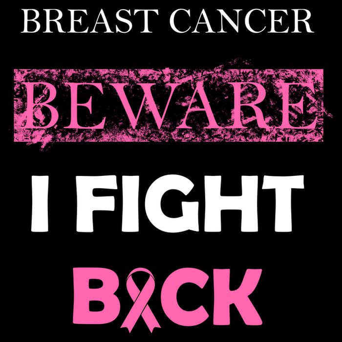 Breast Cancer Beware I Fight Back Premium T-Shirt