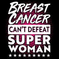 Breast Cancer Can't Defeat Super Woman Visor