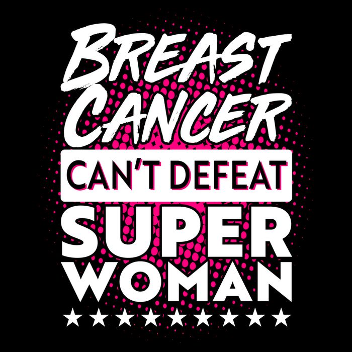 Breast Cancer Can't Defeat Super Woman Visor