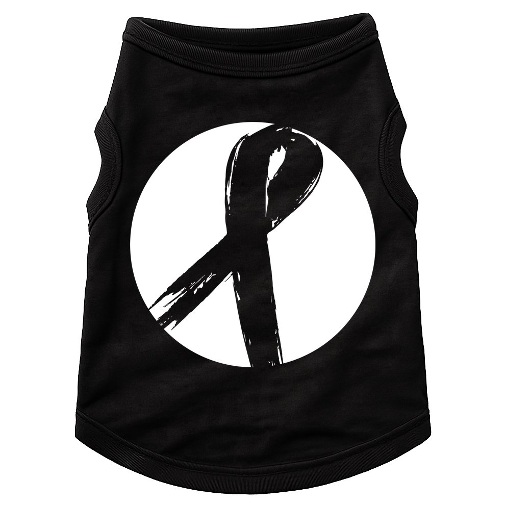 Breast Cancer Circle Ribbon Logo Doggie Tank