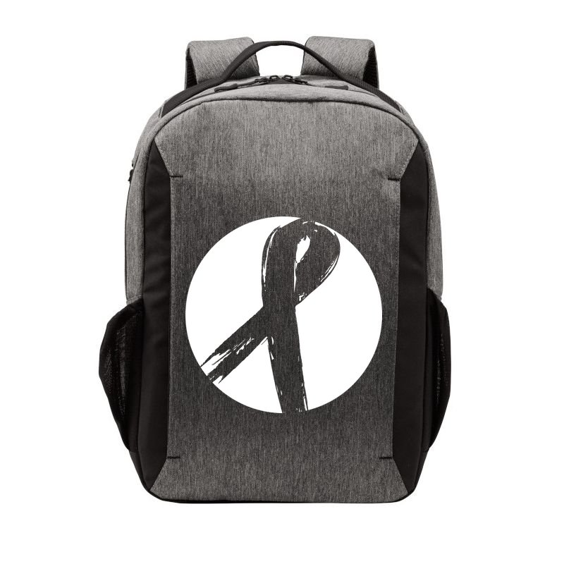 Breast Cancer Circle Ribbon Logo Vector Backpack