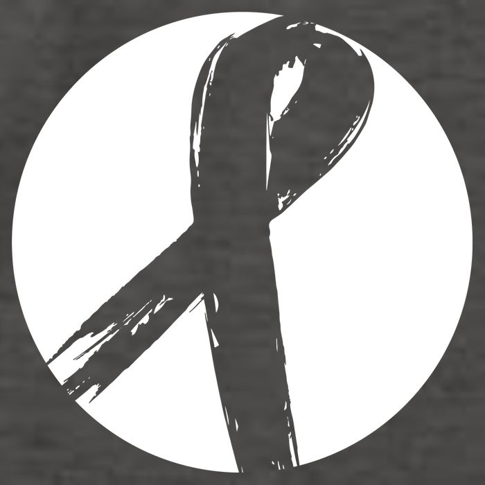 Breast Cancer Circle Ribbon Logo Vector Backpack