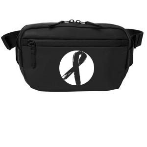 Breast Cancer Circle Ribbon Logo Crossbody Pack