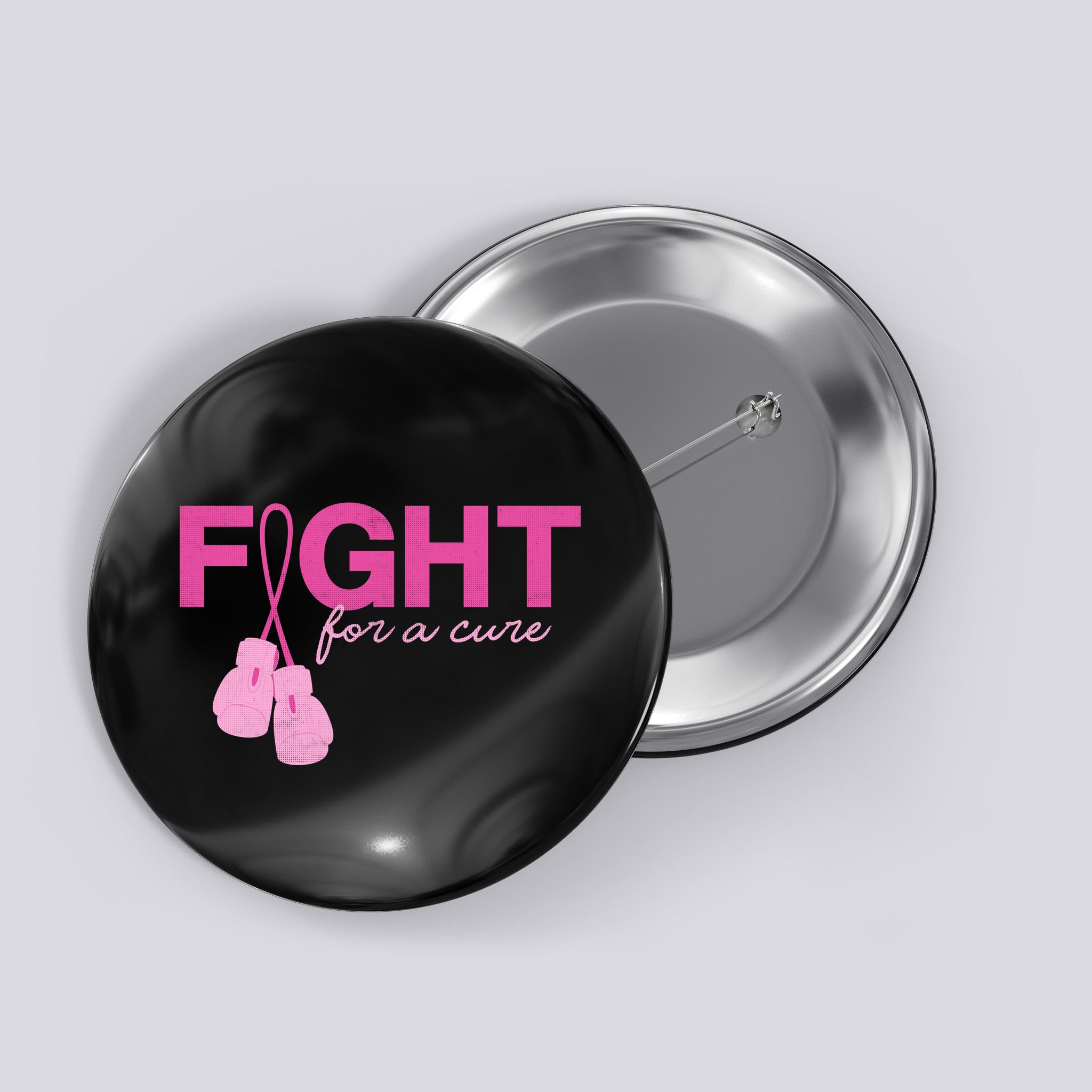 Breast Cancer Fight For A Cure Button