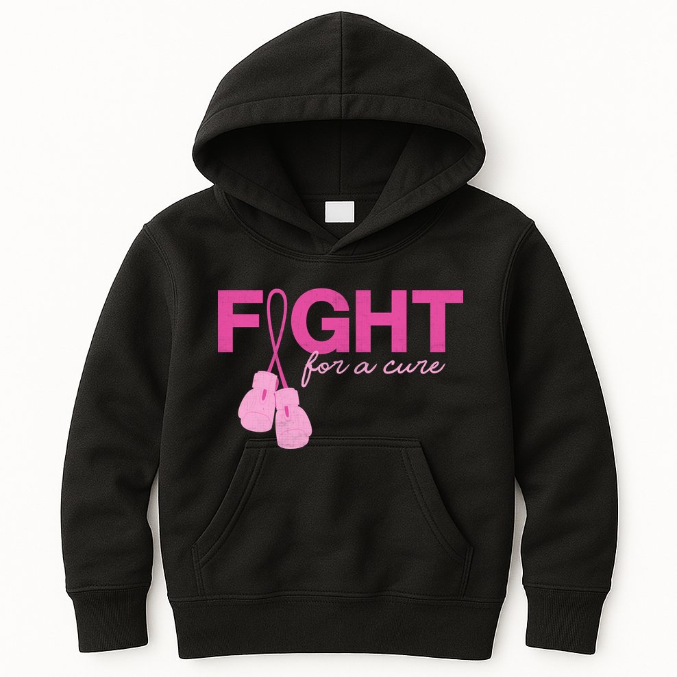 Breast Cancer Fight For A Cure Kids Hoodie