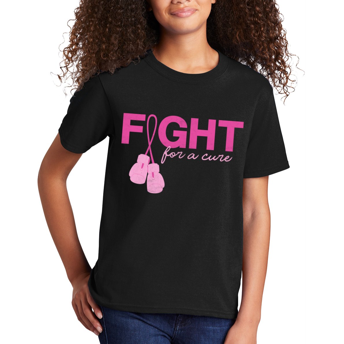 Breast Cancer Fight For A Cure Kids T-Shirt