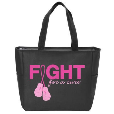 Breast Cancer Fight For A Cure Zip Tote Bag